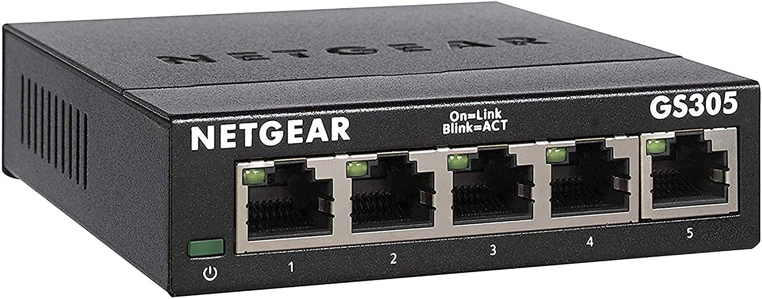 NETGEAR 5-Port Gigabit Ethernet Unmanaged Switch (GS305)
