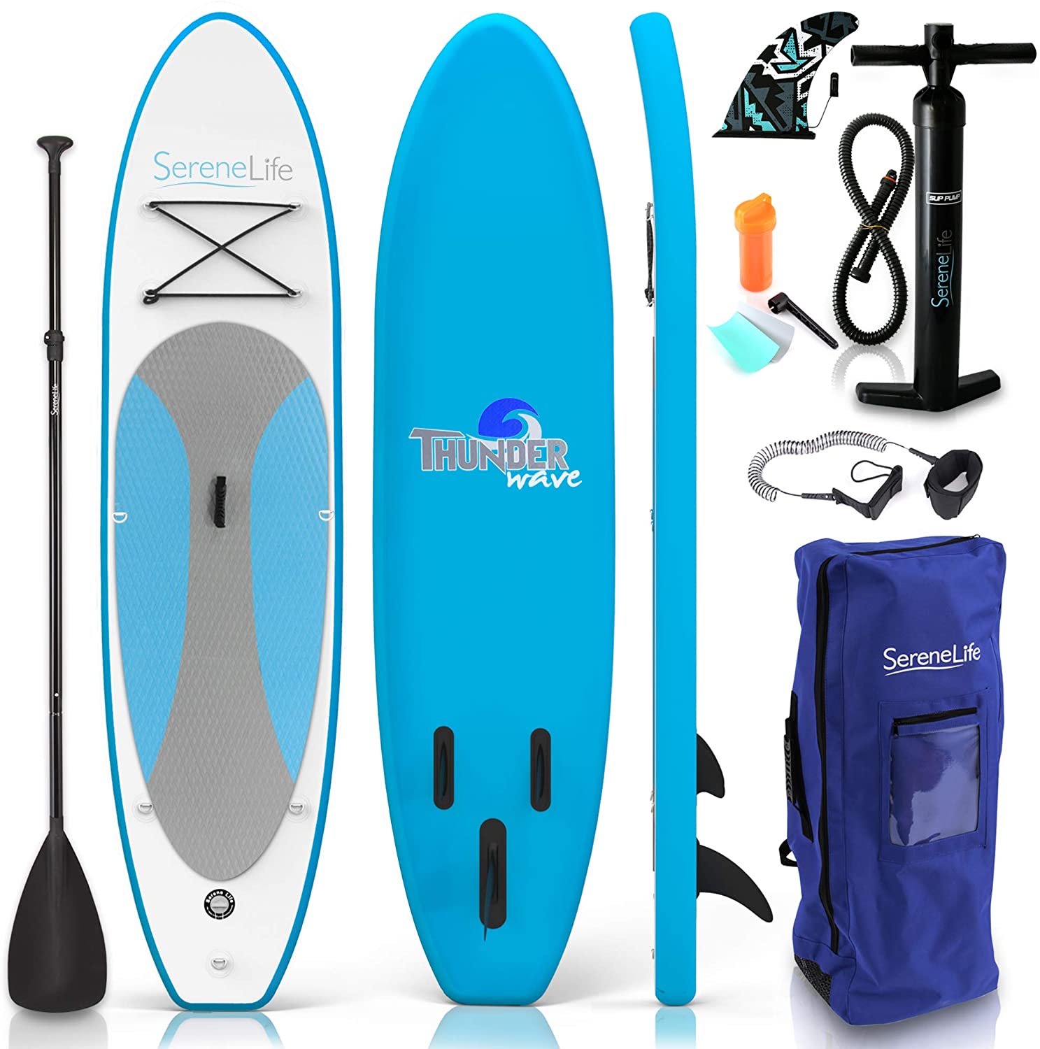 Serene Life Inflatavle Stand Up Paddle Board