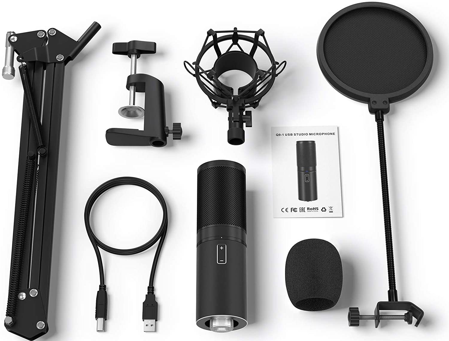 Tonor USB Microphone Kit Q9