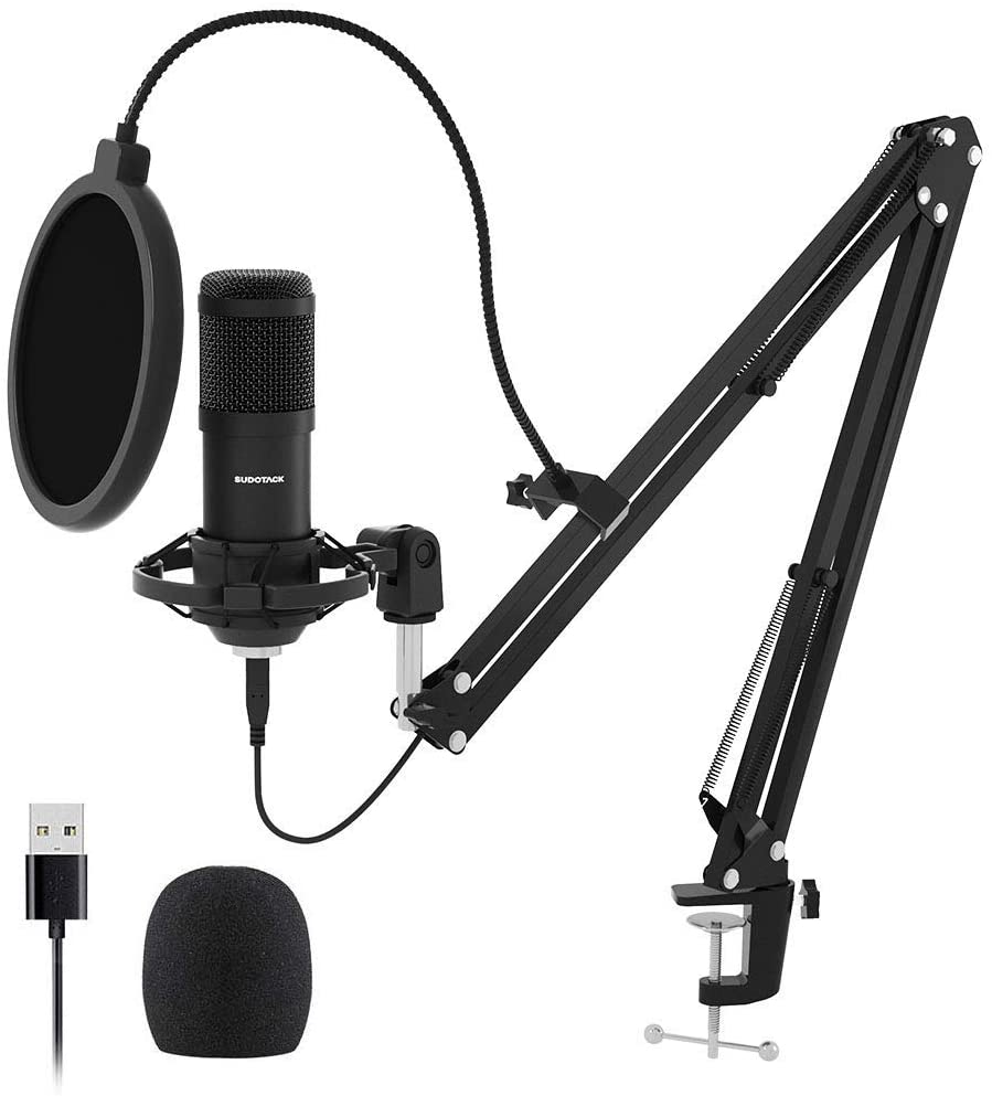 USB Streaming Podcast PC Microphone