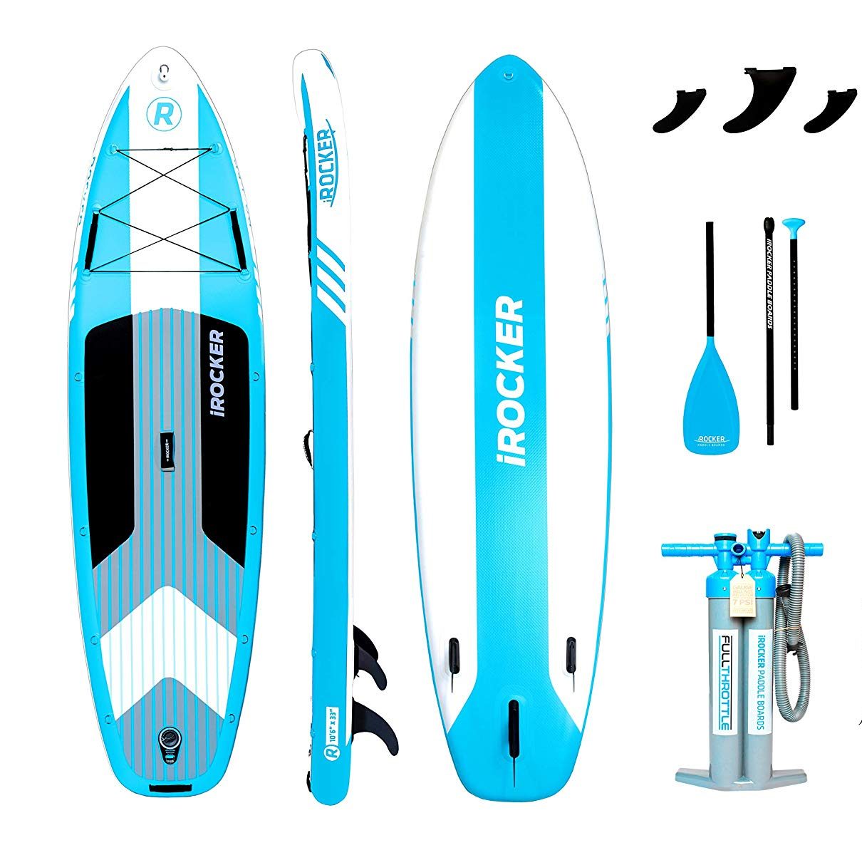 iROCKER Cruiser Inflatable Stand up Paddle Board 
